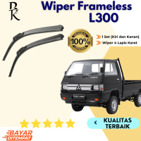 [BISA COD] Wiper L300 Frameless Banana Karet 1 Set Ori Variasi Karet Wiper Mobil Mitsubishi L300 Air