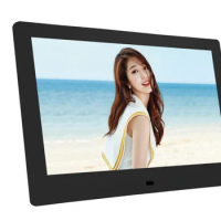 Download Free MP3 MP4 Digital Photo Frame 10 Inch LCD Screen Advertising Player