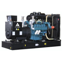 AI POWER 500kva/400kw generator set by Doosan engine with Leroysomer alternator