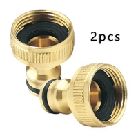 Fitting 3/4 To 1/2 INCH Brass Garden Faucet Hose Tap Water Adapter Connector Water Pipe Fittings Water Gun Accessories