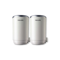 【Philips 飛利浦】日本原裝 水龍頭型淨水器專用濾心 5重超濾複合濾心 WP3922 二入組