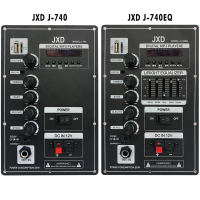 Amplifier Board 12V Bluetooth 5.0 Equalizer Power Support MP3 USB AV TF FM Remote Car Music BASS