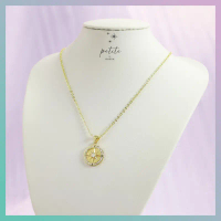 [พร้อมส่งในไทย] Compass Necklace - สร้อยคอสีทอง ทรงกลม ดาวประกาย เข็มทิศ คําแนะนําการขายที่ร้อนแรงใน