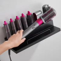 Storage Stand for Dyson Curling Irons Dyson Hair Dryer Nozzle Storage Stand Perforation-free Bathroom Storage Accessories
