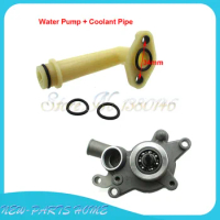 Water Pump + Coolant Pipe Joint For 250cc 260cc 300cc Engine Manco Talon JCL Linhai Roketa ATV Quad