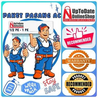 PAKET PASANG AC PREMIUM 1/2 PK - 1 PK BESAR PAKET PASANG AC + BONGKAR AC LAMA