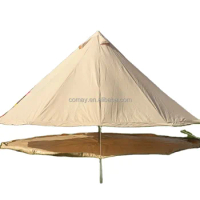 Wholesale high quality waterproof disaster relief canvas wall tent desert camouflage for tent