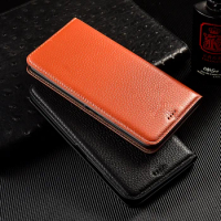 Litchi Genuine Leather Case For Apple iPhone 6 6S 7 8 X XS XR 11 12 13 14 15 Pro Max Plus Mini Business Phone Cover Cases