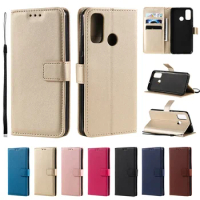 Wallet Solid Flip Leather Cover For Huawei P40 P40 Pro P30 P30 Lite P20 P10 Lite P9 Mate 30 30 Pro 20 20 Lite 10 Pro 9 Pro 8
