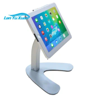Android Tablet Pc Bracket Support With Security Key Lock Flexible Display Stand For Ipad 9.7"