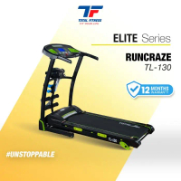 TOTAL FITNESS Treadmill Listrik Motor Manual Incline Dc 2 HP  TL-130