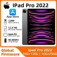 Apple IPad Pro 12.9inch 6th HDR display 12.9 inches 2732x2048 CPU Apple M2 IOS 256GB fingerprint unlock original used ipad
