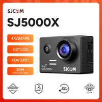 SJCAM SJ5000X Elite Action Camera 4K FHD Video 30M Waterproof 2.4G WiFi Action Original Camera Sports Camera Bicycle Helmet