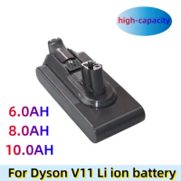 25.2V Replacement Rechargeable Lithium-ion Battery Power Tool Battery For Dyson V11 6.0/8.0/10.0Ah Handheld Cordless Vacuum Clea