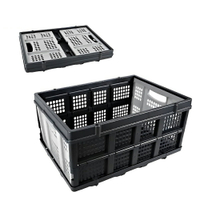 多功能折疊箱-灰色款(載重25kg) 適居家收納,平板車/可多個疊加