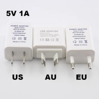 Portable Mini USB Charger 5V 1A 1000ma Power Supply Adapter Travel Wall Desktop Charger Charging For Power Bank Phone