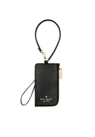 Kate Spade wallet card case lanyard Black KN779