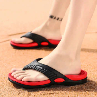 Summer Men's Flip-flops Beach Sandals Massage Granule Men Slippers Comfortable Men Casual Shoes House Flip Flops Bathroom Shoes