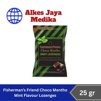 Fisherman's Friend Choco Mentho Mint Flavour Lozenges 25gram - Permen Tenggorokan
