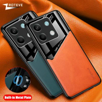 For Redmi Note13 Case Zroteve PU Leather Car Magnetic Hard PC Cover For Xiaomi Redmi Note 13 12S 12 Pro Plus Xiomi Note12 Cases