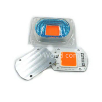 1set LED COB Grow Chip+Lens Reflector 50W 220V 230V Cold Warm White Full Spectrum For LED Flood Light DIY Outdoor light