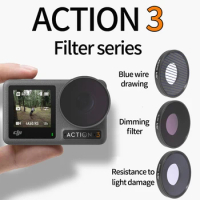 For DJI Osmo Action 3 Filter CPL/UV/ND Polarizing Lens Filter For DJI Action 3 Filters Set Osmo Sports Camera Accessories