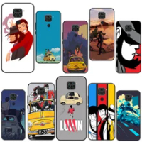Lupin III Case For Xiaomi Redmi 10 9A 9T 9C Soft Cover For Redmi Note 10 Pro 9 Pro 11 Pro 8T 11S 10S