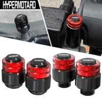 For Ducati HYPERMOTARD 796 821 939 950 1100 Allyears Motorcycle Rearview Mirror Plug Hole Screw Cap &amp; Tire Valve Stem Caps Cover