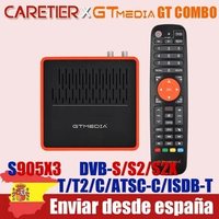 1PC GTMedia GT Combo DVB-S2/T2/C Android 9.0 TV BOX 4K8K Satellite Receiver 2GB16GB 2.4G/5G WiFi BT4.1 Ccam Voice Control Google