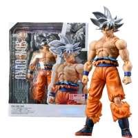 Dragon Ball Super Figure White Haired Son Goku Action Figure Migatte No Goku'i 16cm PVC Anime Collection Model Figurine Toy Gift