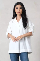 Bodytalk Kemeja Wanita Carola Offwhite