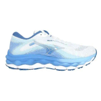 MIZUNO WAVE SKY 7 女慢跑鞋-慢跑 訓練 天空藍綠白