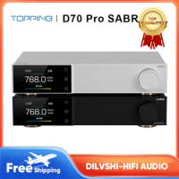 TOPPING D70 PRO SABRE DAC ES9039SPRO XU316 Bluetooth 5.1 LDAC Aptx-Adaptive HiFi Decoder with Remote Control