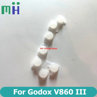 ใหม่สำหรับ Godox V860 III V860III ปกหลังด้านหลังปุ่ม Conductive เรซิ่นยางปะเก็นซ่อมเปลี่ยน Unit