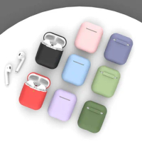 Soft Silicone air pods case For Apple Airpods 1 ,Airpods 2 Protective Cover R1
