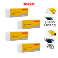 (Ecer) Joyko Eraser Penghapus Besar 526-B20 Putih Super Clean Dust Free Ukuran 6x2.2x1.3 cm Harga 1 