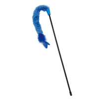 Petio-羽毛逗貓棒仿真老鼠小球玩具-尾巴羽毛#K101385 