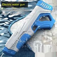 Automatic Water Suction Gun Continuous Induction Water Large Capacity High Pressure Spraying Gun Fight Water Spray Toy