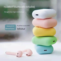 HEADSET BLUETOOTH 5.0 WIRELESS MACARON TWS MACARON EARPHONE  WARNA MACARON Earphones