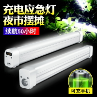 LED夜市燈 應急燈家用USB充電式LED無線照明磁鐵吸附戶外行動夜市超亮擺地攤【MJ5334】