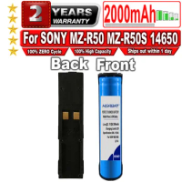 HSABAT 2000mAh LIP-8 LIP8 Battery for SONY MZ-R50 MZ-R50S 14650