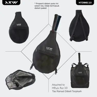 THE X WOOF MPADEL1-TO SARUNG RAKET PADEL TAS RAKET PADEL TAS PADDLE TENIS TAS RAKET TENNIS TAS RAKET