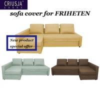 CRIUSJA Sofa Cover for FRIHETEN Sofa Cover funda sofa chaise lounge Cover Protective Sofa Cover L Shape