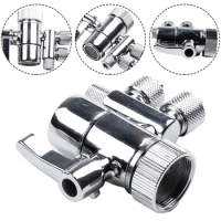 Silver Diverter Valve Brass Parts For ESpring Plating Diverter Valve Faucet Filter Heat Resistant Size Faucets