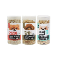 汪洽普狗狗凍乾-雞胸肉/比目魚/魷魚 50g~110g x 3入組(購買第二件贈送寵物零食x1包)