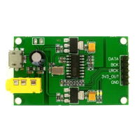 ES9023P I2S IIS Raspberry Pi digital audio input DAC decoder board to AUX analog output