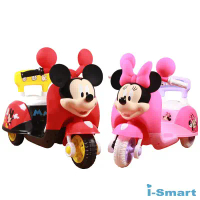 【i-Smart】聰明媽咪兒童超跑 迪士尼 米奇米妮造型 正版授權 兒童電動摩托車 兒童玩-米奇款