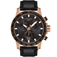 【TISSOT 天梭 官方授權】SUPERSPORT CHRONO 三眼計時手錶-45.5mm 畢業 禮物(T1256173605100)