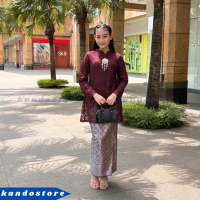 kundostore SETELAN KEBAYA TUNIK SANGHAI ROK SONGKET SPAN