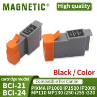 1/5/10set BCI-21/24 BCI-21 BCI-24 BCI 21 24 ink cartridge for canon PIXMA iP1000/iP1500/iP2000/MP110/130/S200/S300/S330 printer